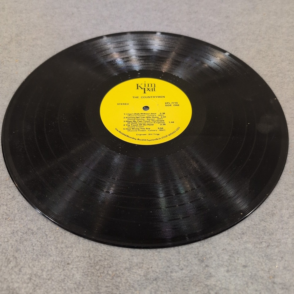 The Countrymen Self Titled Vinyl LP Kim-Pat KPL-7710 Southern‎ Gospel Tennessee - Picture 5 of 6